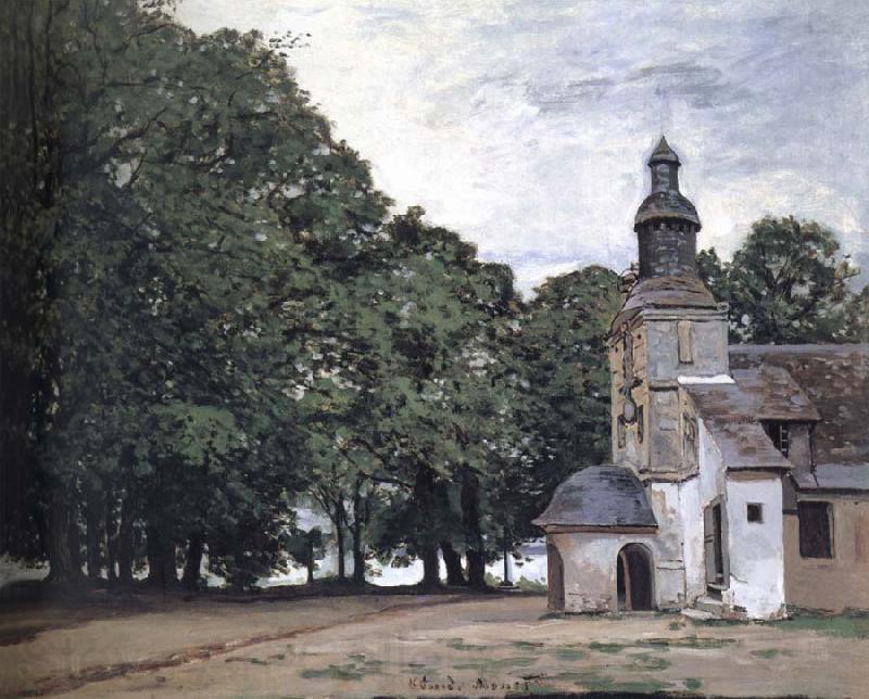 Claude Monet La Chapelle de Notre-Dame de Grace,Honfleur